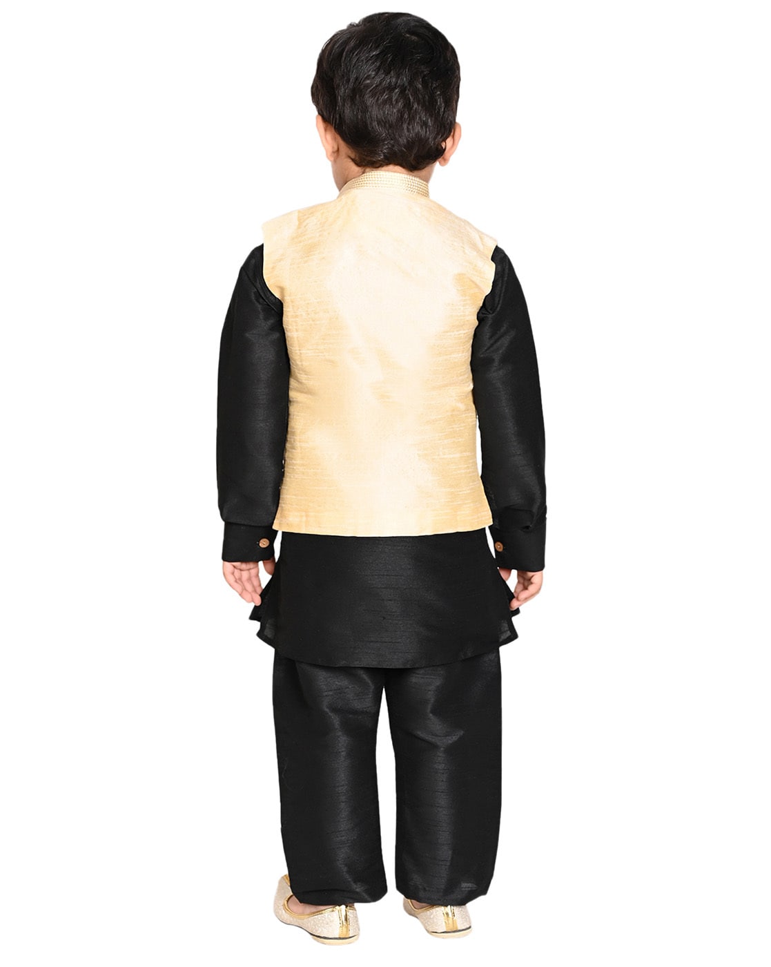 Kurta pajama with leather on sale jacket