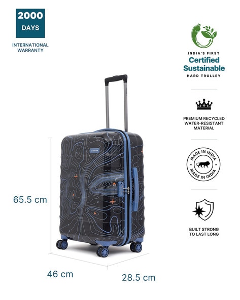 Buy Black Luggage Trolley Bags for Men by Uppercase Online