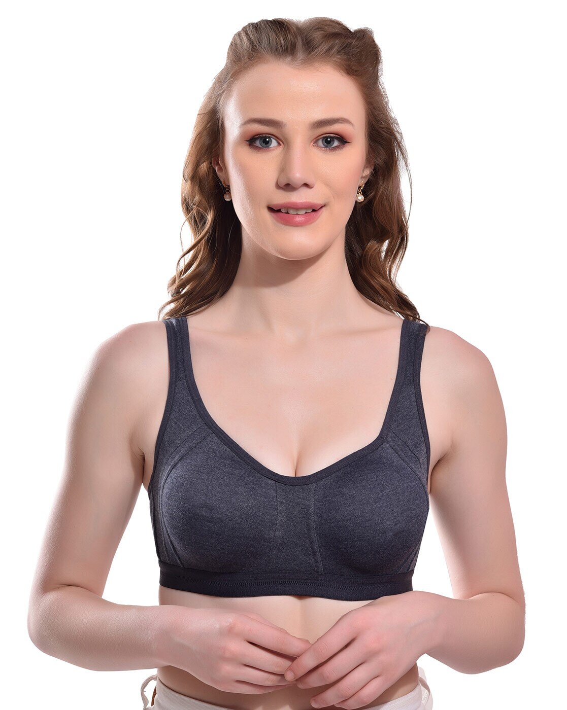Pack of 2 Non Wired Full-Coverage T-Shirt Bras