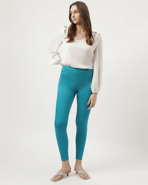 Buy Turquoise Jeans & Jeggings for Women by Marks & Spencer Online