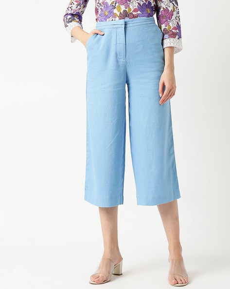 Marks and spencer's deals cropped trousers