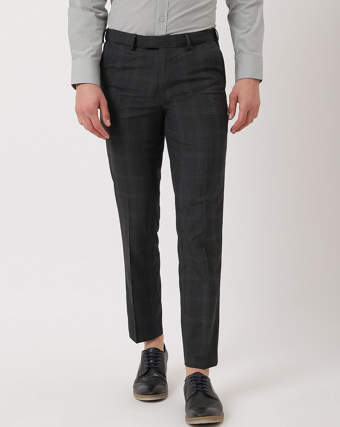 Buy Grey Trousers & Pants for Men by Marks & Spencer Online