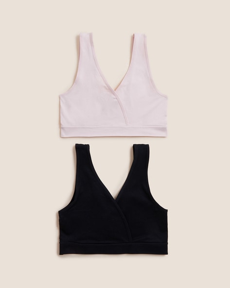 Pack of 2 Non-Wired Lounge Nursing Bras