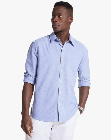 michael kors men's stretch shirt