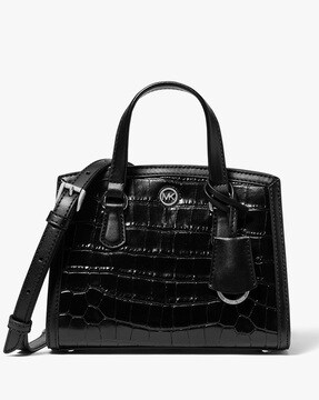 Buy Michael Kors Bradshaw Medium Animal Jacquard Messenger Bag, Black &  White Color Women
