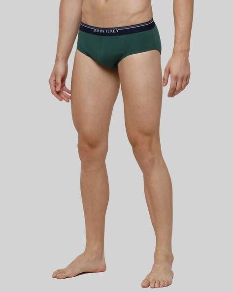 Buy Green Briefs for Men by JOHN GREY Online