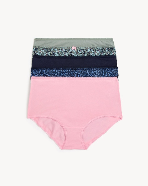 Lace Trim Hi-Cut Panty – Cotn Collection