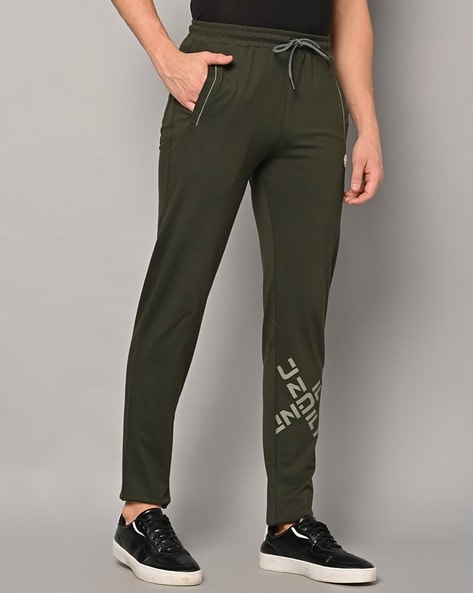 Buy Olive Green Track Pants for Men by Cantabil Online  Ajiocom
