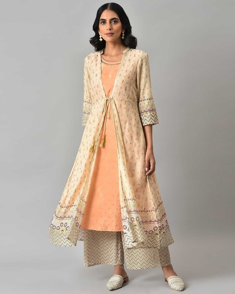 AURELIA Green & meadowbrook Ethnic Motifs A-Line Midi Dress Price in India,  Full Specifications & Offers | DTashion.com
