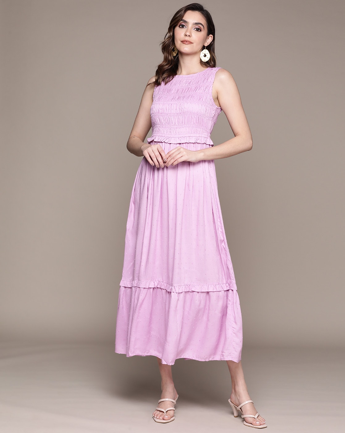 Nia Mini Wrap Dress - Lavender Haze – WRAY