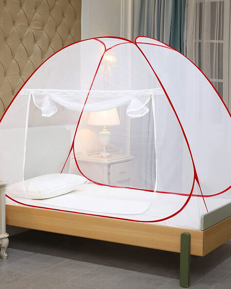 Foldable mosquito deals net for bed