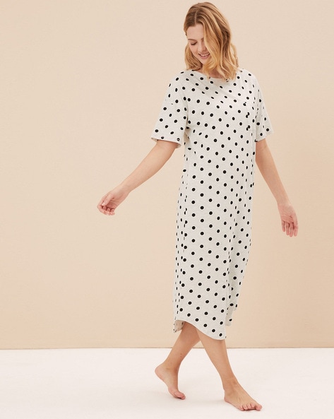 Buy Black White Nightshirts Nighties for Women by Marks Spencer Online Ajio