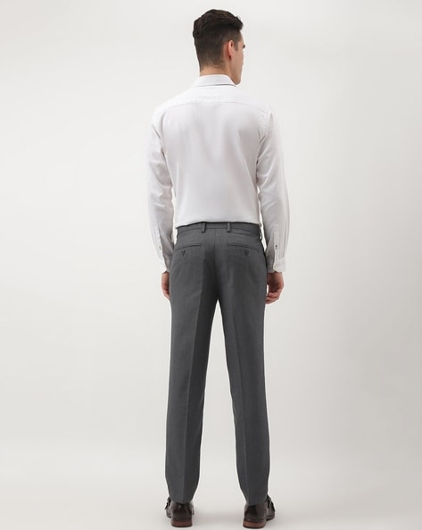 HUGO - Slim-fit trousers in performance-stretch fabric