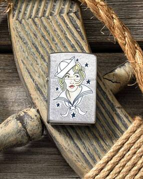 zippo Sailor Girl Tattoo Design Windproof Pocket Lighter-picture-49