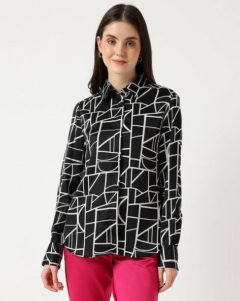 marks and spencer black shirt ladies
