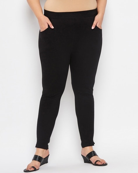 Buy online Black Solid Full Length Legging from Capris & Leggings for Women  by Valles365 By S.c. for ₹449 at 50% off | 2024 Limeroad.com