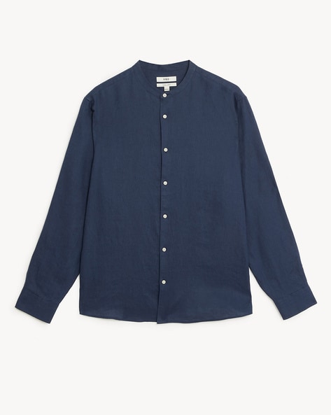 Buy Navy Blue Shirts for Men by Marks & Spencer Online