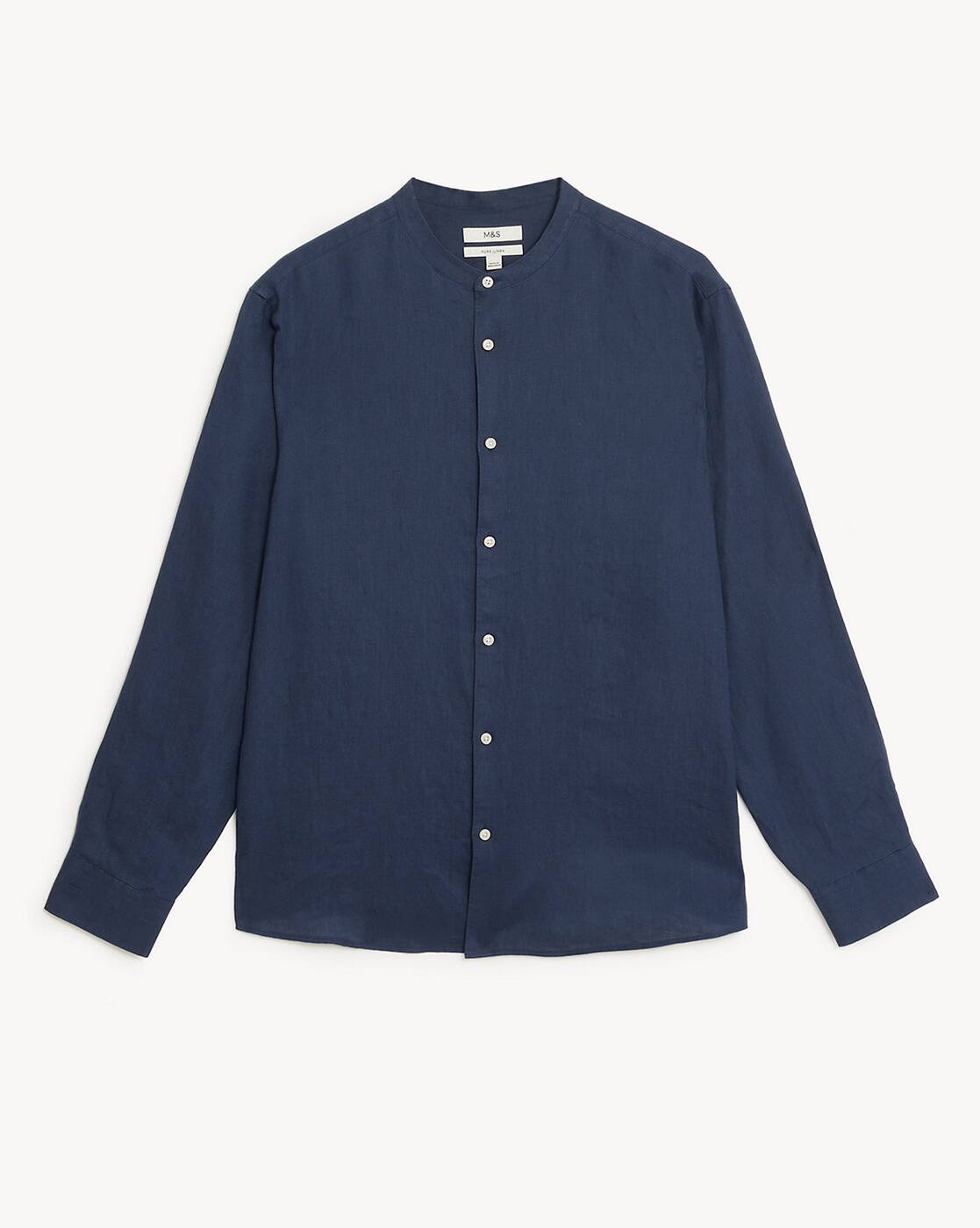 Buy Navy Blue Shirts for Men by Marks & Spencer Online | Ajio.com