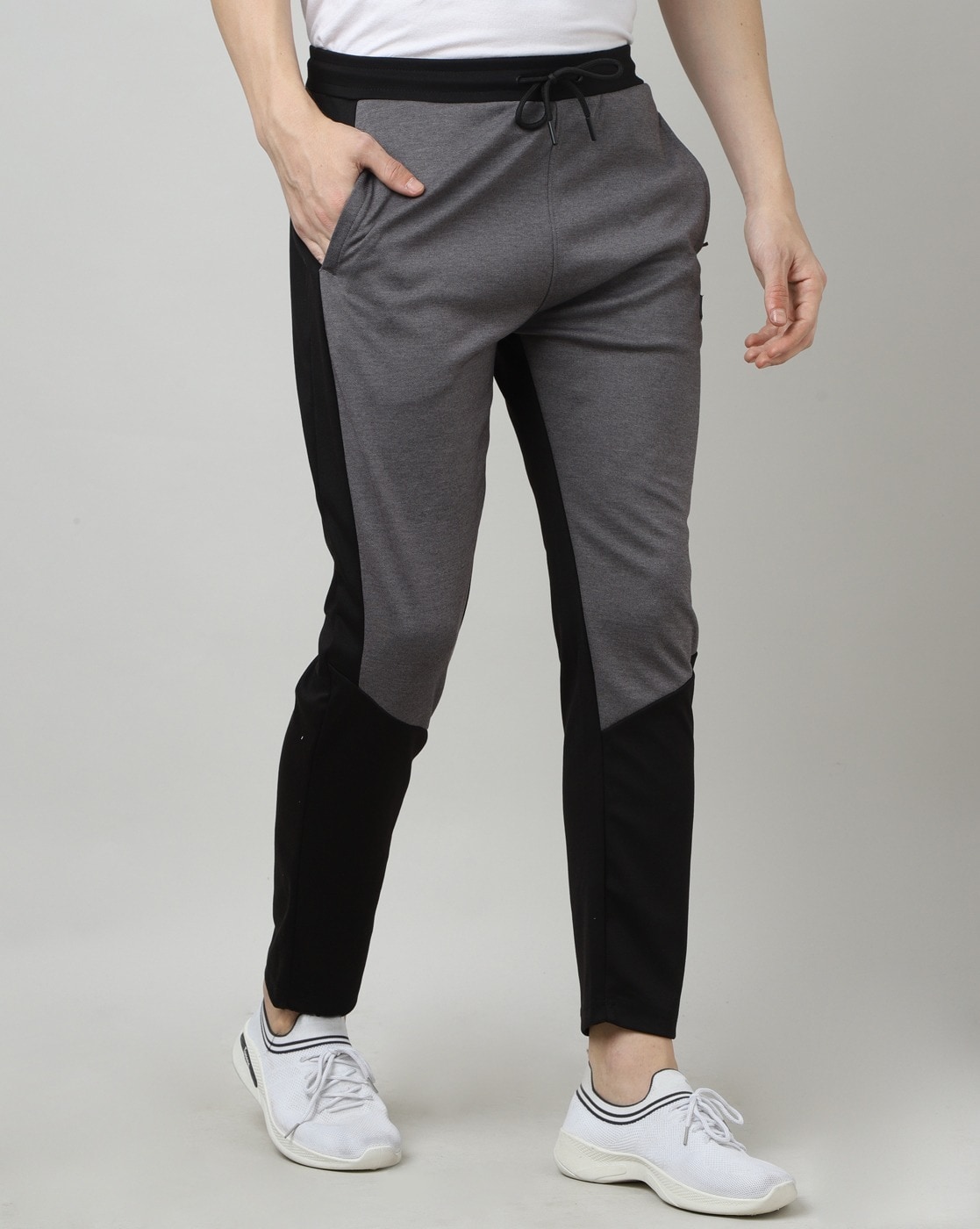 Buy Black Track Pants for Men by Xint Online | Ajio.com
