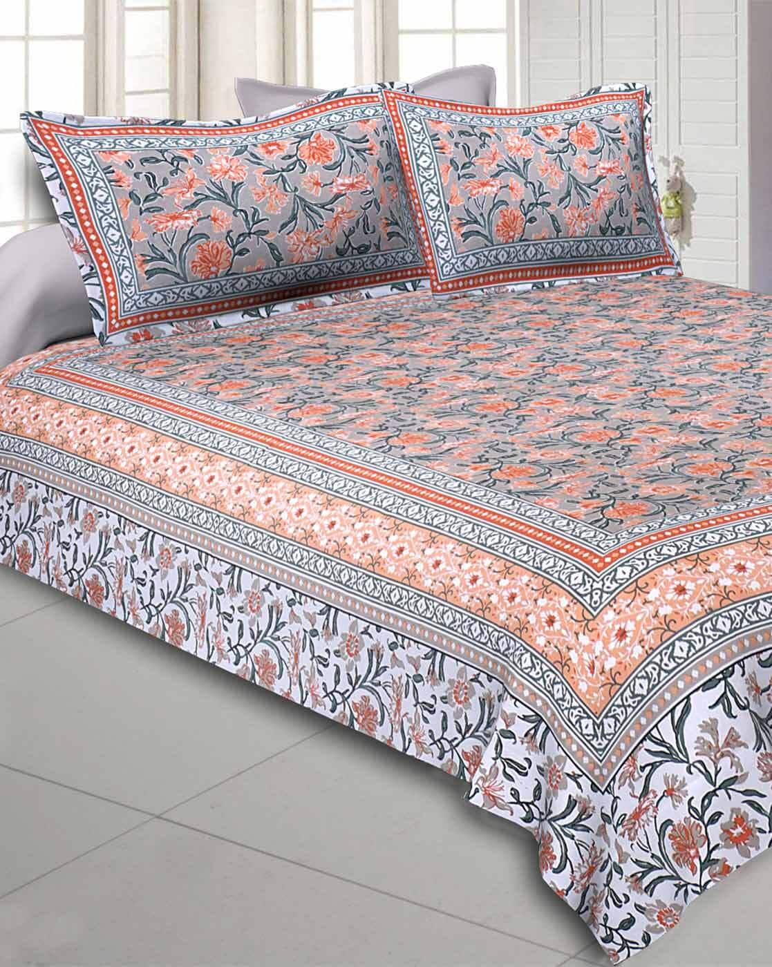 Buy Multi Bedsheets for Home & Kitchen by Jaipur Fabric Online ...