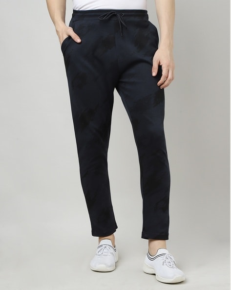 Buy Charcoal Melange Track Pants for Men by DOLLAR ATHLEISURE Online |  Ajio.com