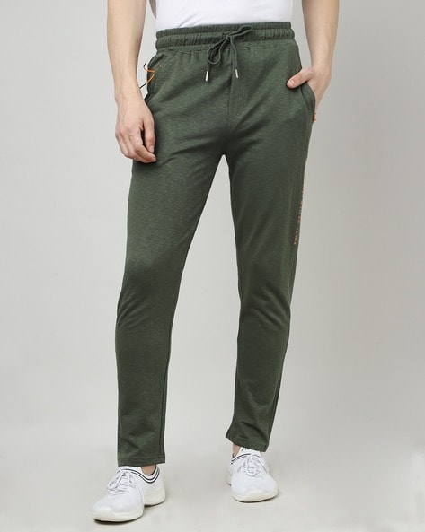 Buy Green Track Pants for Men by Blue Saint Online | Ajio.com