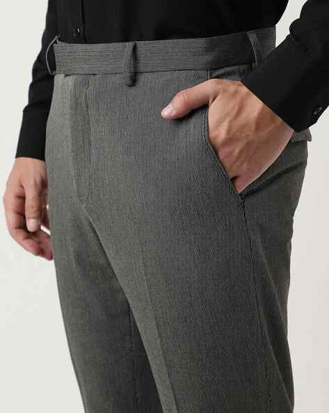 Buy Charcoal Grey Slim Stretch Smart Trousers from Next USA