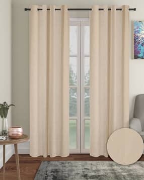 cortina eyelet curtain Set of 2 Door Curtains with Eyelet Header-picture-16