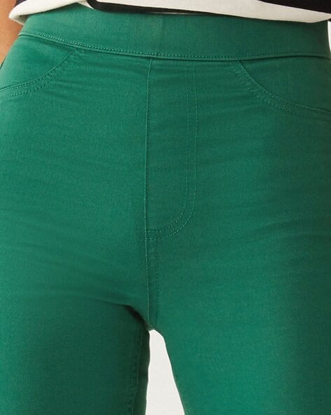 Coated High-Rise Jeggings