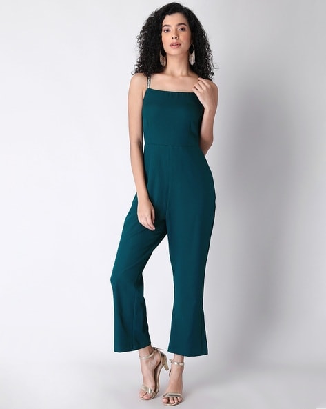 Buy Green Jumpsuits &Playsuits for Women by FABALLEY Online | Ajio.com