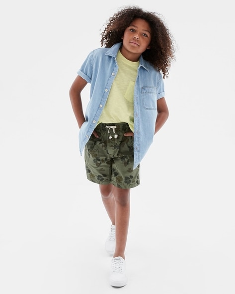 Olive green cheap overall shorts