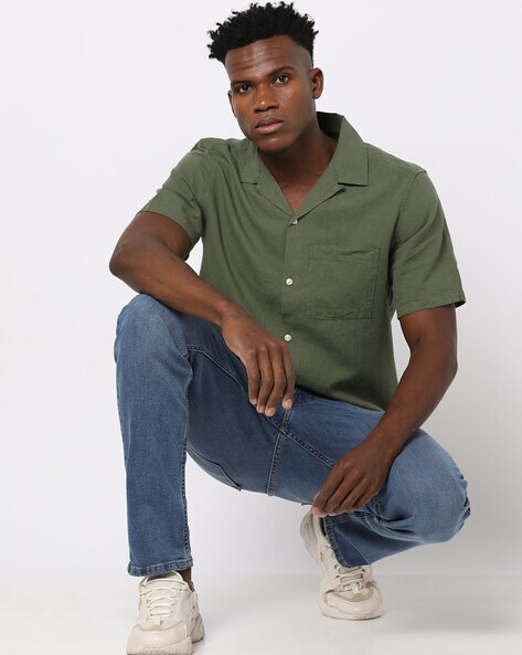 Buy Green Shirts for Men by GAP Online | Ajio.com