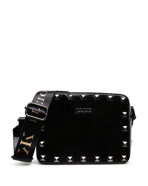 Gucci Leather Studded Blondie Top Handle Medium Shoulder Bag (SHF-R9Ze –  LuxeDH