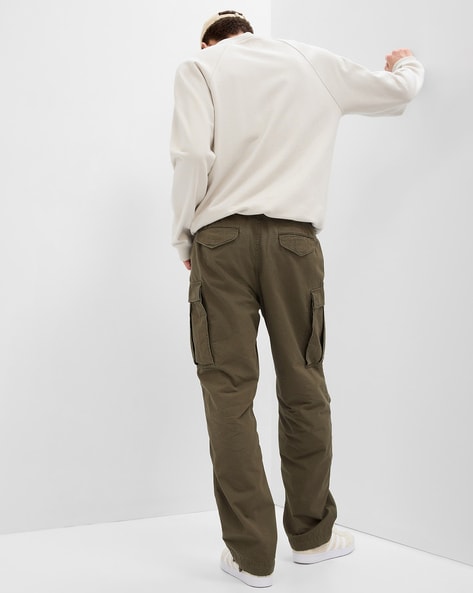 Buy Olive Green Trousers & Pants For Men By Gap Online | Ajio.Com