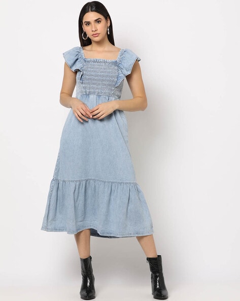 Vintage 90's Denim Midi Dress (XS) – Masha & Jlynn