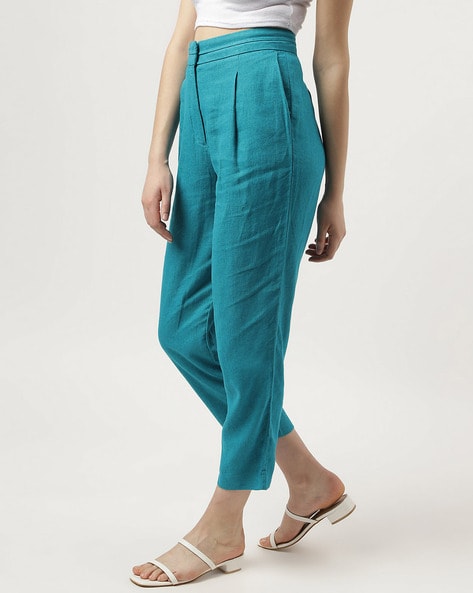 Buy Teal Solid Straight Bottom Online at Best Price at ANDIndia |  FW22AS121BTZ4