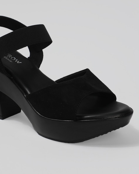 Black Suede T Bar Sandal – Raffinee Salisbury