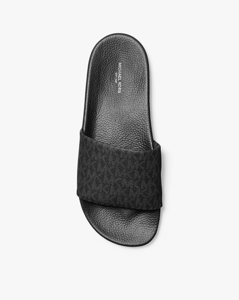 Michael kors slippers mens 2025 black