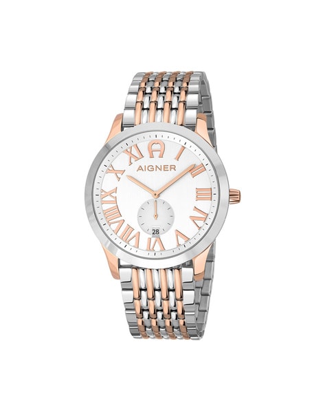 A44122 Analogue Watch with Metallic Strap