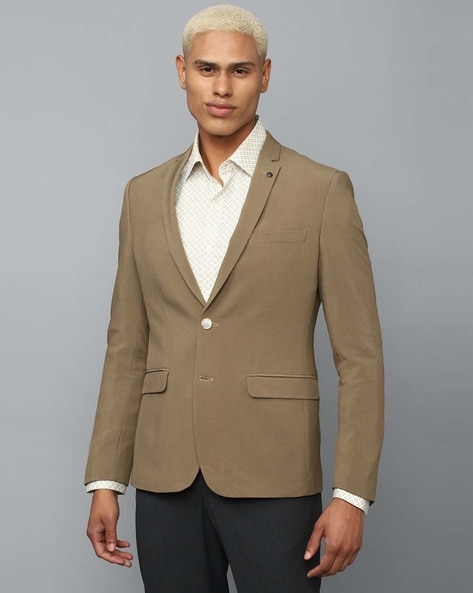 Tan Brown Blazers - Buy Tan Brown Blazers online in India