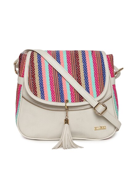 drafactice Multicolor Sling Bag Cute Side Purse for Girls Cream Color  Fluffy Sling Bag Multi - Price in India | Flipkart.com