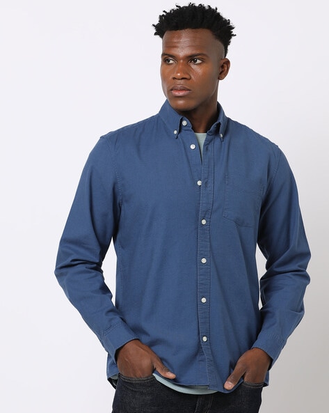 Buy Blue Shirts for Men by GAP Online | Ajio.com