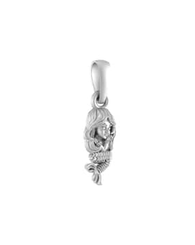 akshat sapphire Sterling Silver Lord Ram Sita Pendant with Chain-picture-14