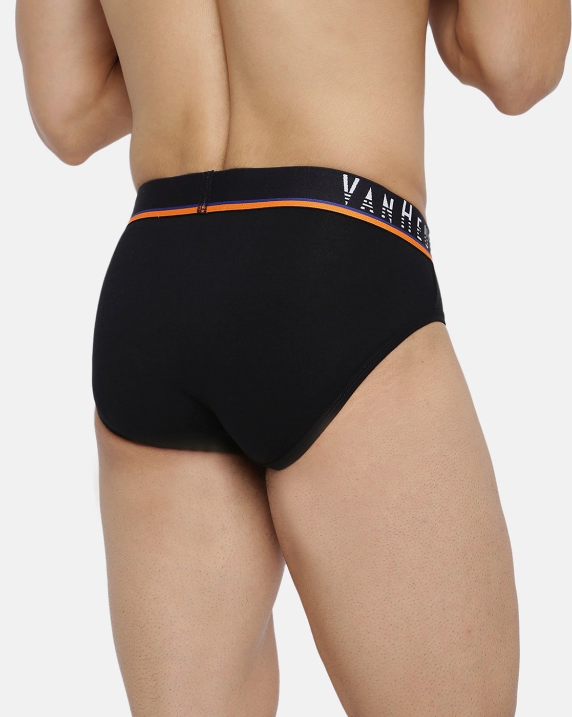 Buy Black Briefs for Men by VAN HEUSEN Online