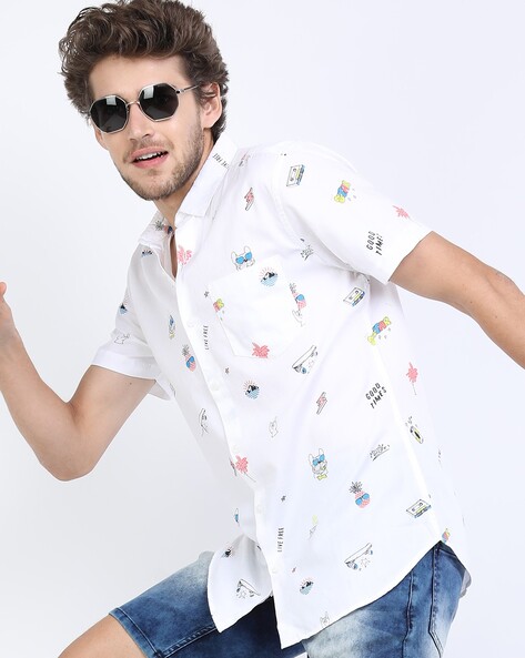 White Shirts For Men on Sale - Buy Mens Dresses Online - AJIO