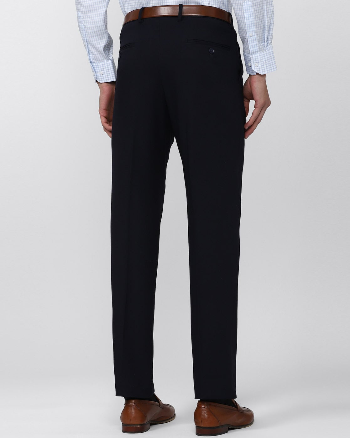 Van heusen deals pleated trousers