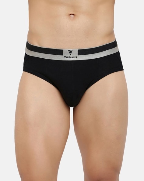 Buy Black Briefs for Men by VAN HEUSEN Online