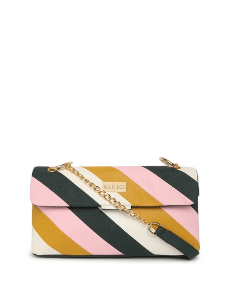 Multicolor chevron bond street shoulder bag deals