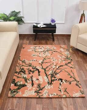presto Floral Pattern rectangular Carpet 6"x 4"-picture-38