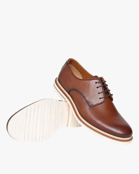 Derby Shoes Bertie Footwear SM-1558 Leather Derby Shoes